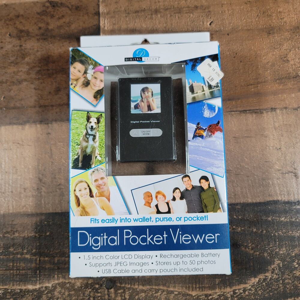 Digital decor Digital Pocket Viewer for your pocket wallet or purse